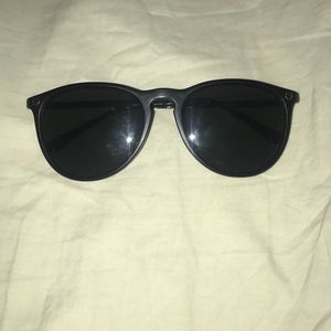 Matte black Glassy sunglasses